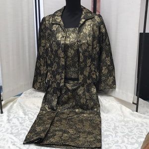 Rare Vintage suit set in fabulous condition by MR. Z San Francisco small